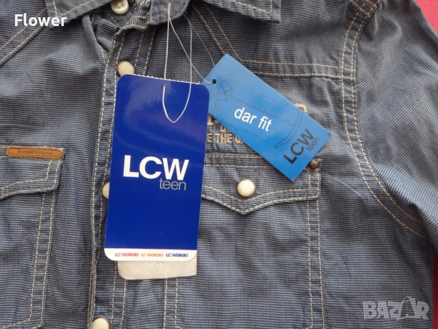 Нова детска риза за момче LC Waikiki, размер 134-140см, за 9-10 годишно, снимка 4 - Детски ризи - 52947617