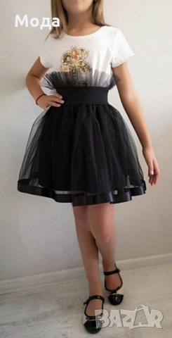 Пола от тюл тип пачка  с висока талия ПО ВАШИ РАЗМЕРИ, снимка 4 - Поли - 30051796