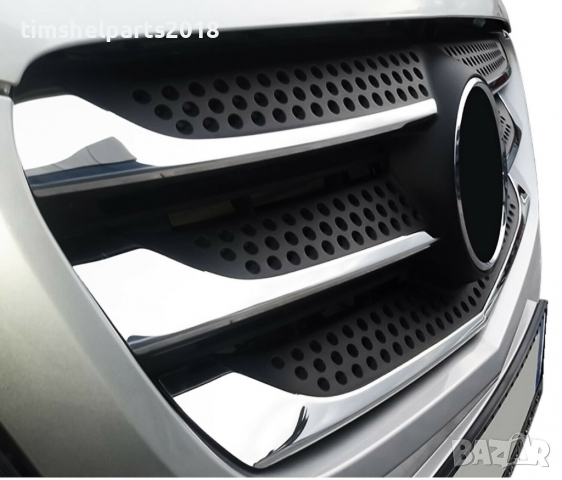 Хромирани лайсни предна решетка за MERCEDES Vito W447 след 2014 година, снимка 2 - Аксесоари и консумативи - 36484249