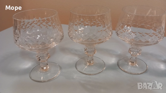Кристални чаши за коняк , снимка 2 - Чаши - 52458336