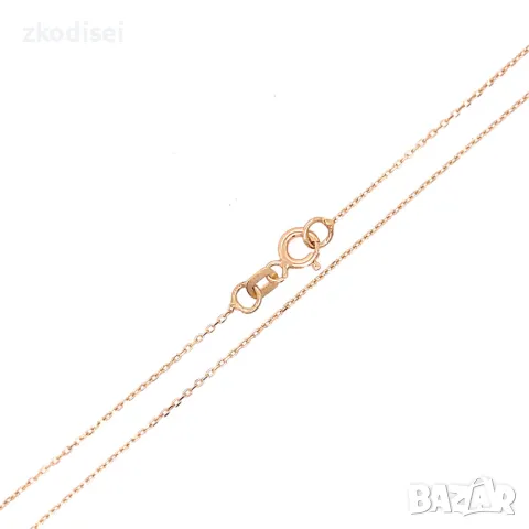 Златен синджир 1,01гр. 42см. 14кр. проба:585 модел:28356-1, снимка 1