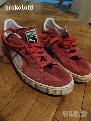 Puma Suede червени маратонки кецове 47