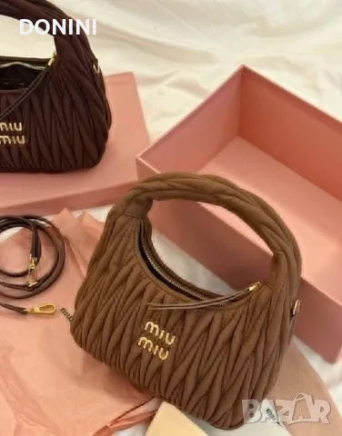 Miu Miu Belair Дамска чанта, кожа, снимка 8 - Чанти - 56010139