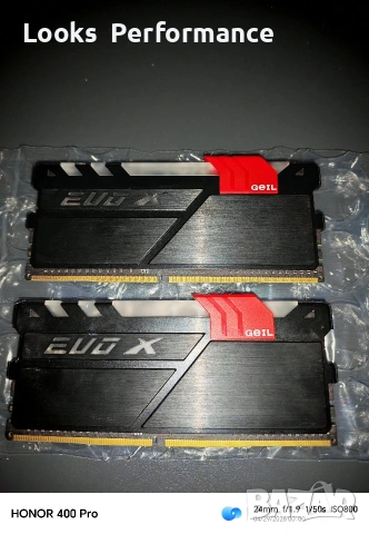 Geil Evo X 3200MTS CL16 DDR4 Ram, снимка 2 - RAM памет - 54348431