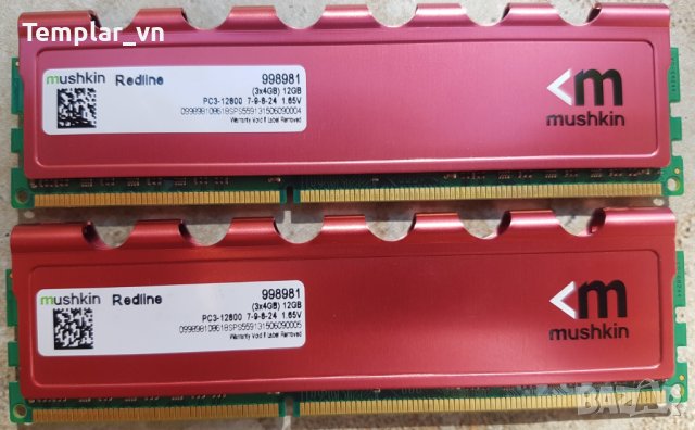 Samsung 2x4 DDR3 1600 / Gskill Trident X 4x8 1600 /Mushkin 2x4 DDR3/ Hynix 4x2 DDR2 800, снимка 5 - RAM памет - 28089696