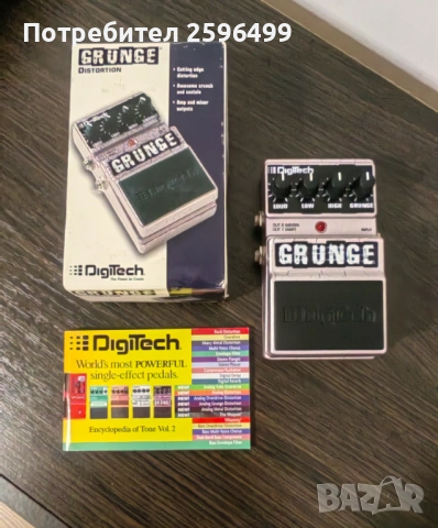 Digitech - Grunge Distortion, снимка 5 - Китари - 52203737