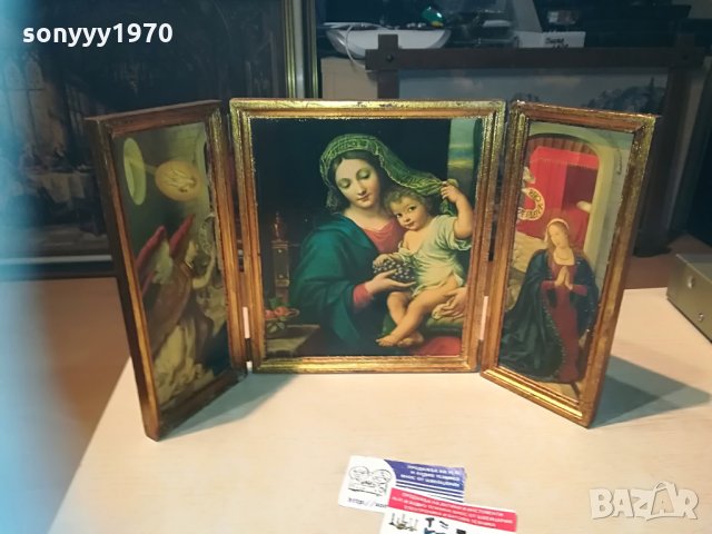 икона-триптих-красота класа и стил-45х26см, снимка 2 - Колекции - 29996225