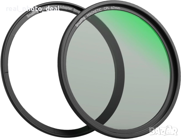 SMALLRIG 67mm Magnetic CPL - магниен филтър с кръгова поляризация - чисто нов, снимка 3 - Обективи и филтри - 52652144