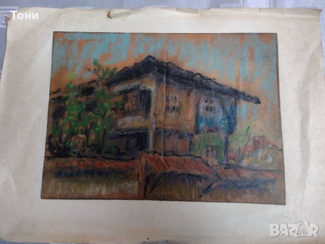 Картина  рисунка , снимка 3 - Антикварни и старинни предмети - 35354552