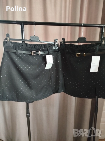 Дамска пола, пола панталон с камъни