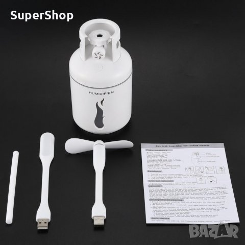 4в1 Арома дифузер ароматизатор за кола автомобил вентилатор овлажнител, снимка 3 - Аксесоари и консумативи - 35078119