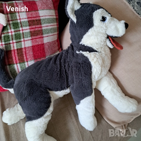 Голямо Хъски куче, снимка 5 - Плюшени играчки - 52836506