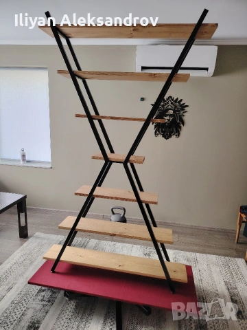 Х-образна етажерка, снимка 5 - Етажерки - 53005878