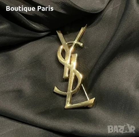 Yves Saint Laurent YSL оригинална брошка, снимка 1