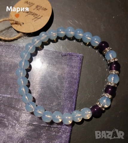 Гривни от естествени камъни , снимка 13 - Гривни - 43452132