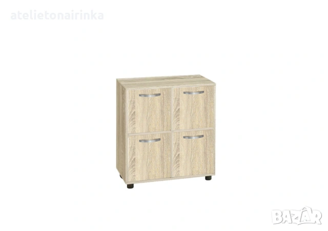 Етажерка Кубо 4 с четири вратички, снимка 3 - Етажерки - 53882562