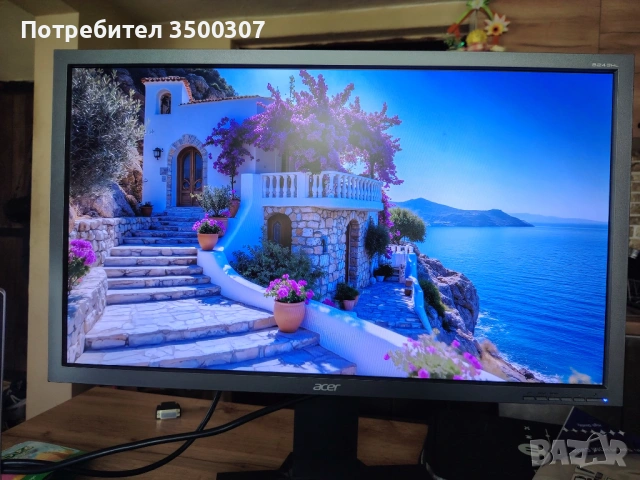 Монитор Acer B243HL (Business Series), снимка 3 - Монитори - 54237696