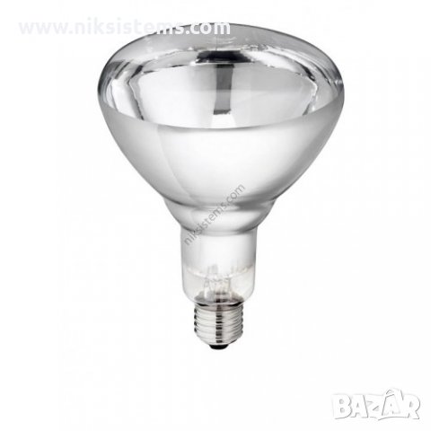 Инфрачервена Лампа прозрачна 150 и 250 W - Philips
