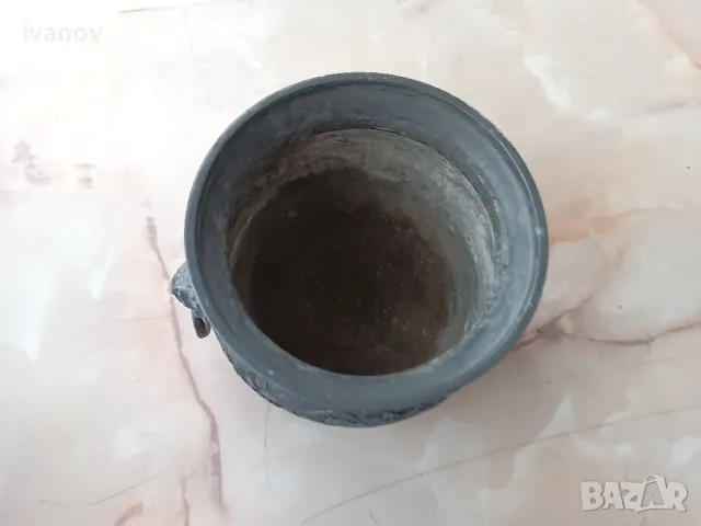 Цинков съд, кашпа, снимка 8 - Антикварни и старинни предмети - 48128945