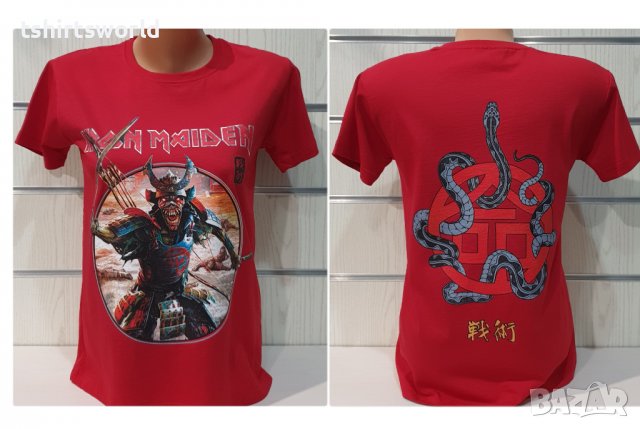 Дамска тениска с дигитален печат на музикалната група IRON MAIDEN - Senjutsu Album Palace Circle