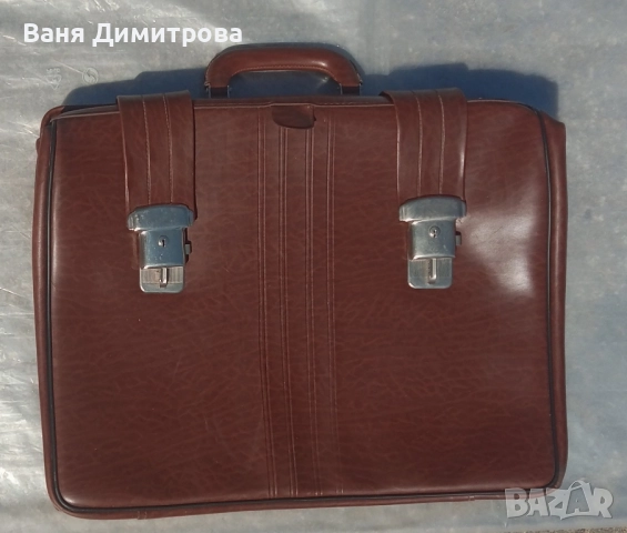 Кожена чанта Чанта за документи , снимка 3 - Чанти - 51728106