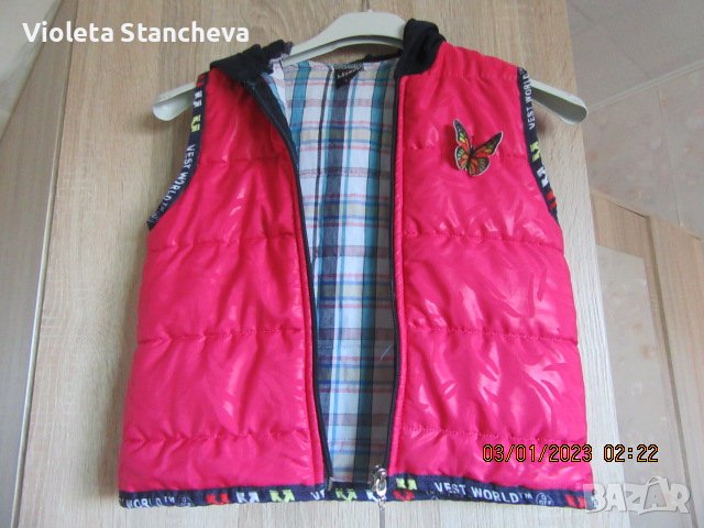 ГРЕЙКА С КАЧУЛКА ЗА МОМИЧЕ, снимка 2 - Детски якета и елеци - 39173972