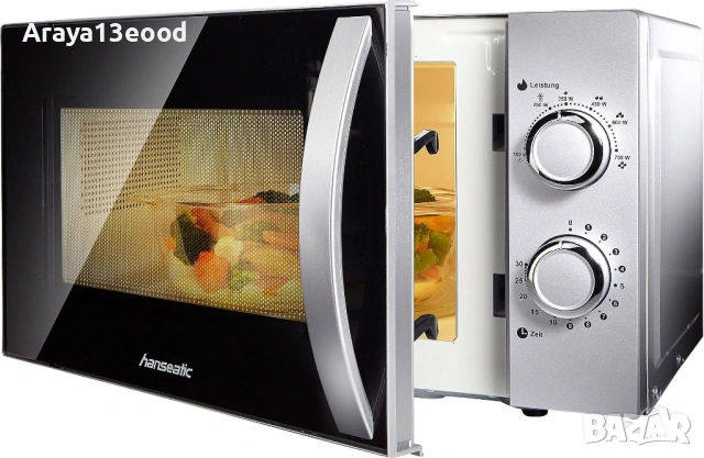 Микровълнова фурна Hanseatic Mikrowelle SMH207P3H-P, 700 W, 20 л