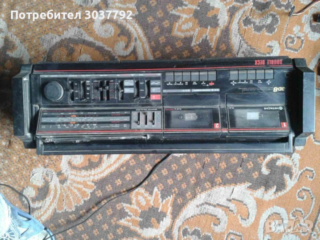 Продавам радиокасетофон Hitachi TRK -3D8E  , снимка 2 - Радиокасетофони, транзистори - 53992661