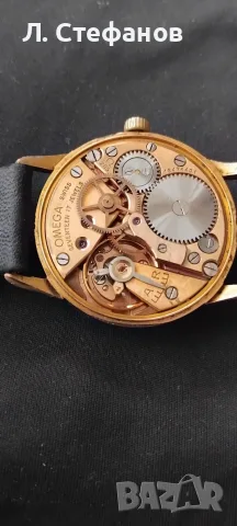 Omega 17jewels cal. 285 gold plated 20mic , снимка 10 - Мъжки - 56276127