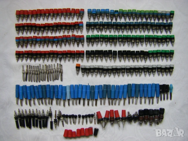 Банан щекери и букси за бананщекери ф4мм и ф2мм