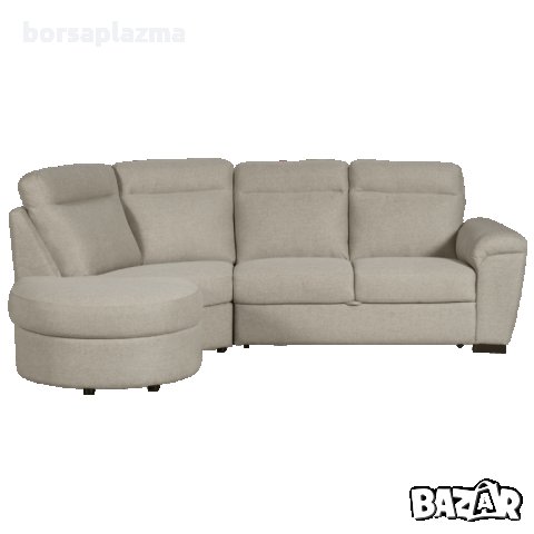 Ъглов разтегателен диван DOROTEA - каки, снимка 1 - Дивани и мека мебел - 33722349
