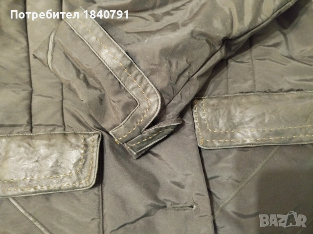 Дълго черно яке – кройка палто с шал яка, XL, снимка 7 - Якета - 51888073