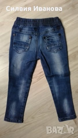 Еластични дънки за момиче, снимка 2 - Детски панталони и дънки - 30820648