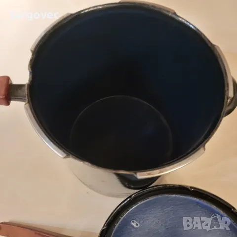 масивна чугунена тенджера под налягане, снимка 3 - Антикварни и старинни предмети - 47680780