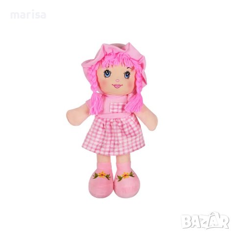 Мека парцалена кукла с плитки и шапка, 35 см, варианти Код: 55598-1, снимка 2 - Кукли - 44296758