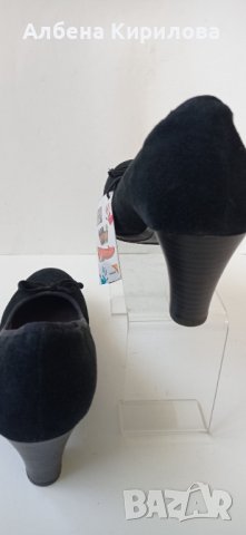 Немски обувки на Jana, 40 н-р, черно, снимка 8 - Дамски обувки на ток - 37956367