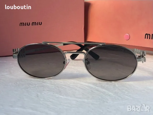 Miu 2024 дамски слънчеви очила елипса овални кръгли 4 цвята, снимка 15 - Слънчеви и диоптрични очила - 47681503