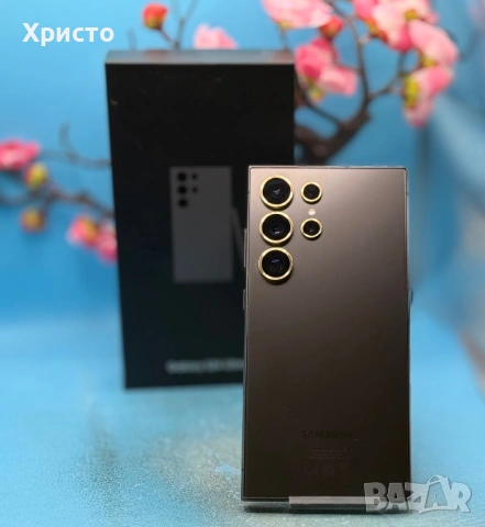 ГАРАНЦИОНЕН!!! Samsung Galaxy S24 Ultra, Dual SIM, 12GB RAM, 256GB, 5G, Titanium Black, снимка 6 - Samsung - 53118518
