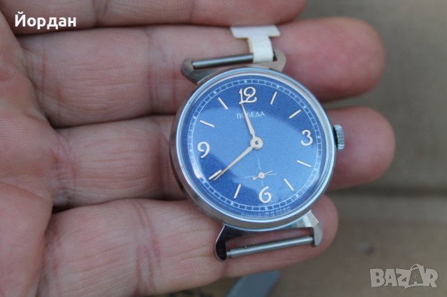 СССР часовник победа, снимка 2 - Антикварни и старинни предмети - 42795753