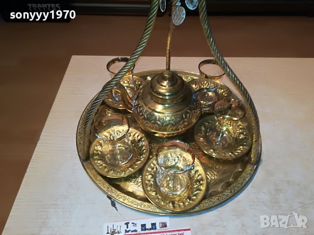 ОРИЕНТ ЕКСПРЕС-КОМПЛЕКТ ЗА ЧАИ ВНОС ФРАНЦИЯ L0511221919, снимка 15 - Антикварни и старинни предмети - 38571664