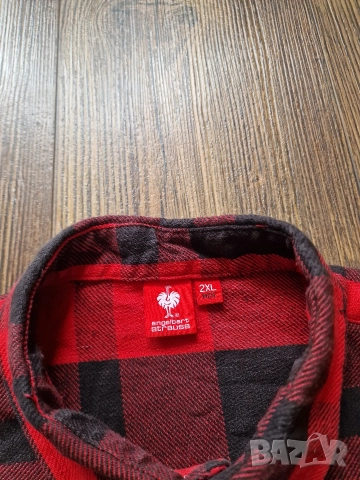 Страхотна мъжка зимна риза ENGELBERT STRAUSS, размер 2XL , снимка 5 - Ризи - 52886824