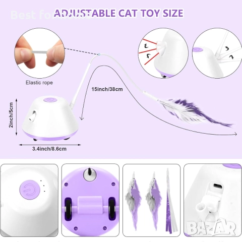 Играчка за упражнения за котки, снимка 4 - За котки - 52593935