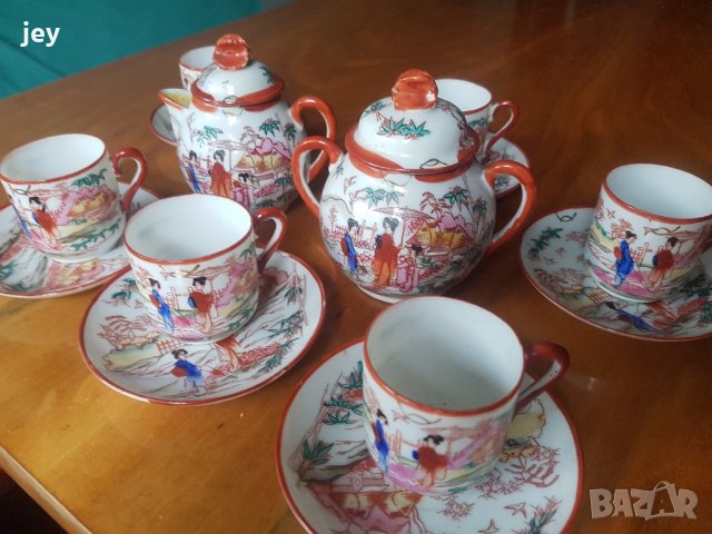 Японски ръчно рисуван порцелан, снимка 6 - Декорация за дома - 42689008