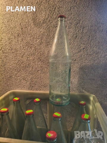 стъклени бутилки по 1 л., снимка 2 - Други стоки за дома - 53952206
