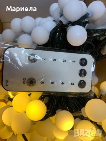 Коледни лампички 25 метра / Сферични, снимка 5 - Лед осветление - 52291099