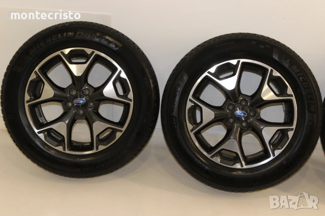 Алуминиеви джанти Subaru XV (2018-2026г.) 17 цола 5x100 56.1 Гуми 225 60 17 Michelin, снимка 3 - Гуми и джанти - 53933670