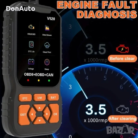 OBD 2 диагностичен скенер, снимка 2 - Аксесоари и консумативи - 51897657