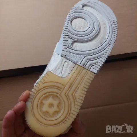 маратонки Nike Air Force 1 React 'White Sail Black' номер 44 ,5, снимка 6 - Маратонки - 49787305