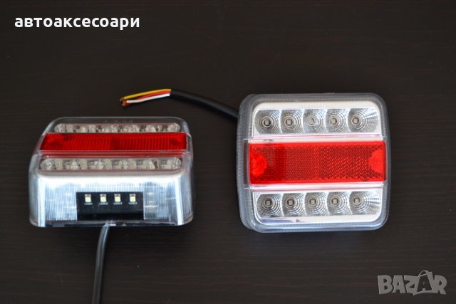 ЛЕД комбинирана задна светлина със 16 SMD диода 12V/24V, снимка 3 - Аксесоари и консумативи - 29124929