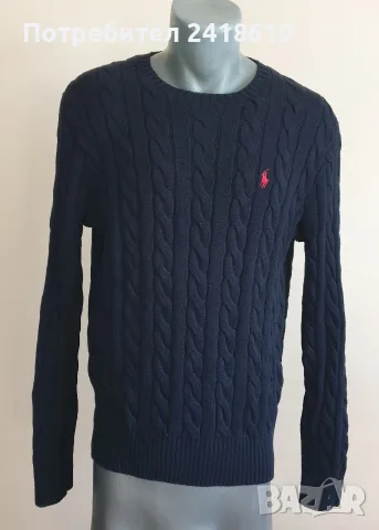 POLO Ralph Lauren Cable Cotton / Knit Mens Size S НОВО ! ОРИГИНАЛ! Мъжки Пуловер!